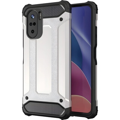 Xiaomi Калъф Hybrid Armor за Xiaomi Poco F3/Redmi K40 Pro+/Redmi K40 Pro/Redmi K40 - Сребърен KP9535
