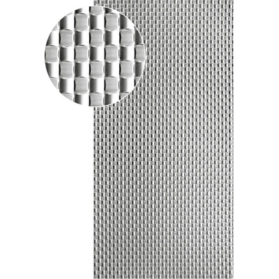 Plech pozinkovaný, 2000 x 1000 x 1,2 mm, 3D vzor pletenina
