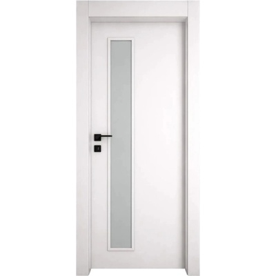 EUROSTILL Интериорна врата с каса EUROSTILL MILANO с остъкление Advanced PW 78x205 cm Бяло (DMPW20578W150/S)