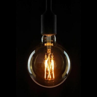 Segula LED žiarovka E27 G125 5W 2 200K zlatá stmievateľná 55273
