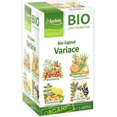 Apotheke Green Čajové variácie čaj 4v1 Bio 4 x 5 sáčkov