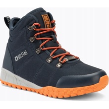 Big Star Pánské Trekingové Boty Memory Foam KK174110 Námořnická modrá