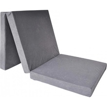 FIMEX Rozkládací matrace pro hosty UNI 80x195x15cm Vzor: šedá