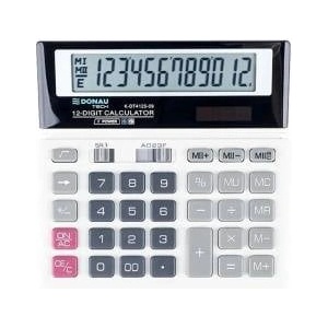 Donau Tech Office calculator 12 digits. white DONAU - mallbg - 23,39 лв Калкулатори