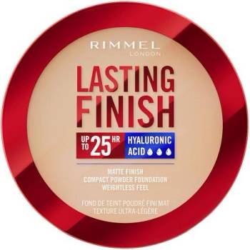 Rimmel London Lasting Finish 25H Compact Powder Foundation SPF20 дълготраен матиращ прахообразен фон дьо тен 7 g нюанс 003 Sesame