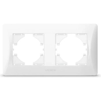 Videx ДВОЙНА ХОРИЗОНТАЛНА РАМКА vf-bnfr2h-w binera videx - БЯЛ