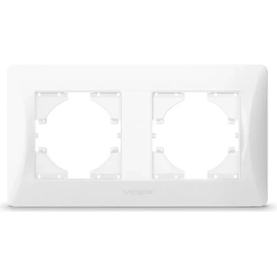 Videx ДВОЙНА ХОРИЗОНТАЛНА РАМКА vf-bnfr2h-w binera videx - БЯЛ