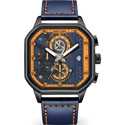 MEGIR Часовници megir li-38566 - Син / Оранжев kp38566 (li-38566)