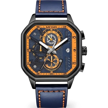 MEGIR Часовници megir li-38566 - Син / Оранжев kp38566 (li-38566)