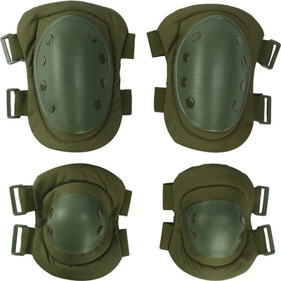 DRAGOWA Tactical Тактически накрайници за колене и лакти Dragowa Tactical, зелени (DRG054.olive)