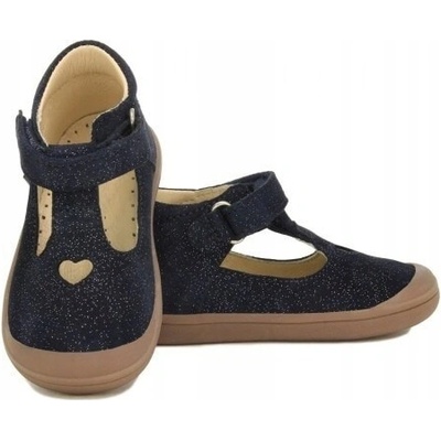 Bartek kotníkové boty vykrojené pro dívky tmavě modré