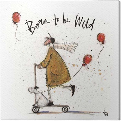 Obraz na plátne Sam Toft - Born to be Wild, 2 - 30×30 cm