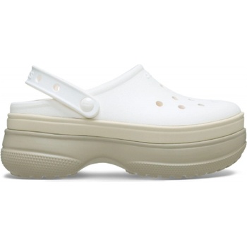 Crocs Чехли Crocs Women's Classic Stacked Clogs - Chalk
