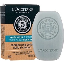 L`Occitane en Provence Tuhý šampon Purifying Freshness (Solid Shampoo) 60 g