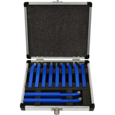 Soustružnické nože, sada 11ks, 8x8mm, uloženo v kufru GEKO GEKO nářadí G01240 – Zboží Mobilmania