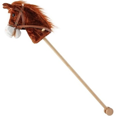 Hobby Horse so zvukom a kolieskami Bruno Baby Mix Brown
