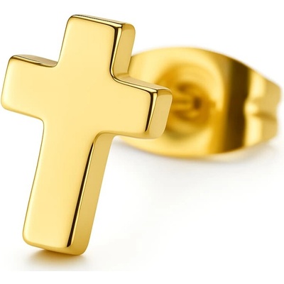 Solla Eternal Cross unisex náušnica z ocele 304