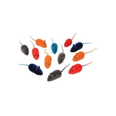 Tommi hračka pro kočku myška velurová 6cm oranžová