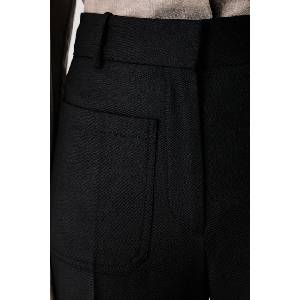 Victoria Beckham официален панталон дамски с памук Alina (1226WTR005115D)