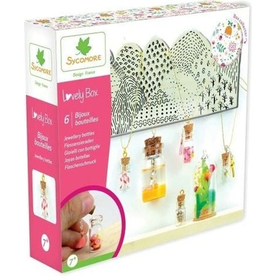 Lovely box - šperky z mini lahviček