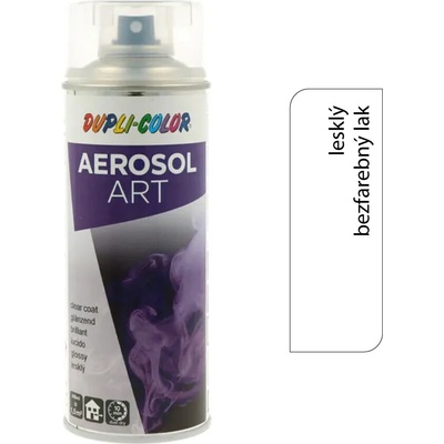 Dupli color Aerosol Art Lesk, rýchloschnúci-univerzálny akrylát v spreji - bezfarebný lak lesklý 400ml