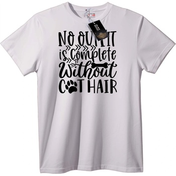 NOONEBRAND Тениска Без косъм от котка, облеклото не е пълно - 6XL, Black