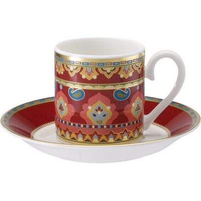 Villeroy & Boch Espresso šálka s podšálkou Samarkand Rubin 100 ml