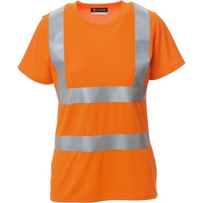 PAYPER avenue lady fluorescent 001483-0028 / Дамска тениска със светлоотразителни ивици - оранжева l (001483002802001l)