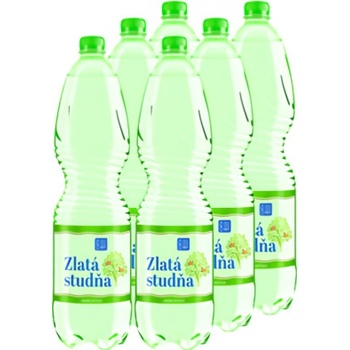 Zlatá studňa Pramenitá voda jemne sýtená 1,5 l