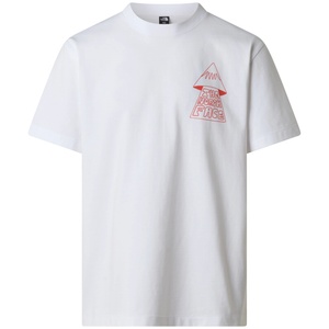 The North Face M Mountain Play Relaxed Short Sleeve Tee-Graphic Размер: L / Цвят: бял