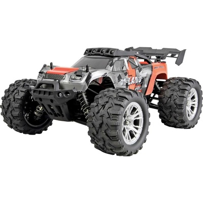 M-Land RC Truggy 48km/h 4WD RTR červený, LED, Waterproof 1:16