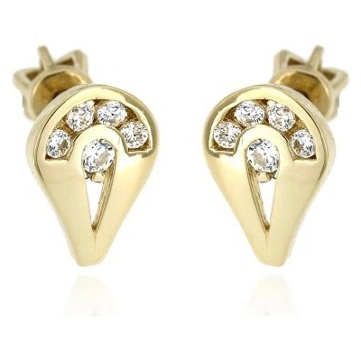 Zlatnictví U Kostela zlaté dámské náušnice 1198