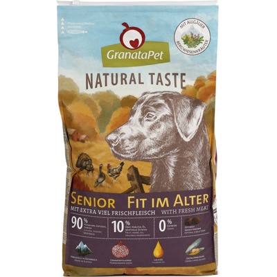 GranataPet Natural Taste Senior Fit ve stáří 12 kg