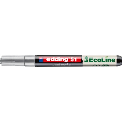 edding 51 EcoLine D10 сребърен лаков маркер 7580260007 (7580260007)