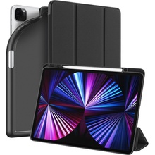 Dux Ducis Apple iPad 12.9 2021 Osom TPU gélový kryt tablet s viacuhlovým stojanom a funkciou Smart KP14877 čierna