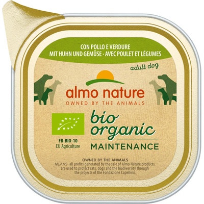 Almo Nature BioOrganic Maintenance Bio kuře & bio zelenina 6 x 100 g