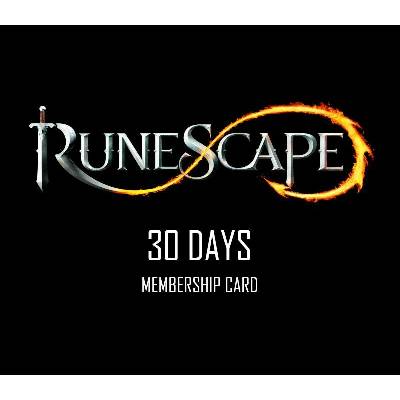 RuneScape 30-Day Prepaid Time Game Card