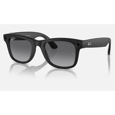 Meta Ray-Ban Wayfare Matte Black, Polarized Gradient Graphite Large size RW4008 601ST3 53