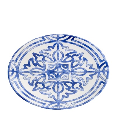 Kulsan KN-TILDA-SEVILLA-Плато овално 39x29xh4, 4cm (11839. CW. SEV) (013703)