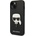 KARL LAGERFELD PU Saffiano Karl Head Заден протектор за iPhone 14 Plus Black Karl Lagerfeld | Cheren | МЪЖЕ | UNI