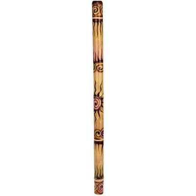 Etno didgeridoo bambus 120 cm vypalované/malované