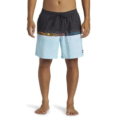 Quiksilver Бански гащета Quiksilver Wordblock 17´´ swimming shorts - Blue (Tarmac)