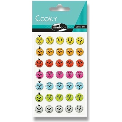 Maildor Samolepky 3D Cooky Emotikony