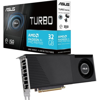 Image 1 of ASUS Radeon AI PRO TURBO R9700 32GB GDDR6 (90YV0MN0-M0NA00)