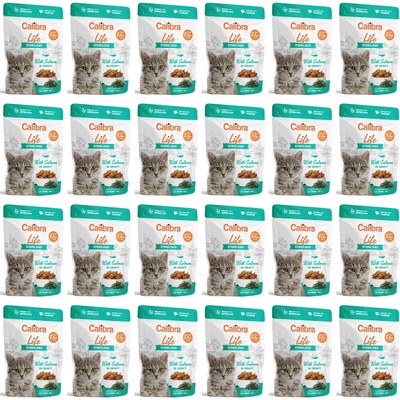 Calibra Cat Life Sterilised Salmon in gravy 24 x 85 g