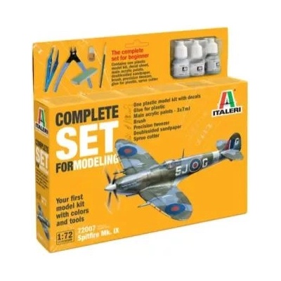 Italeri Italeri: Модел на самолет Spitfire Mk IX - пълен комплект, 1: 72