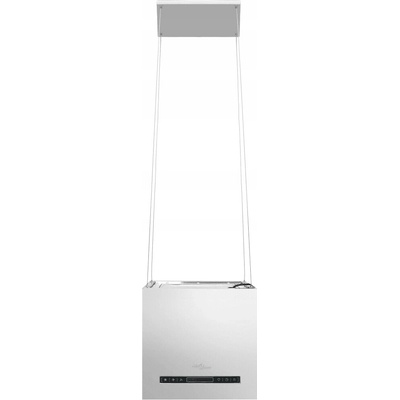 zahrada-XL Závěsná ostrůvková digestoř dotykový senzor LCD 37cm nerez ocel