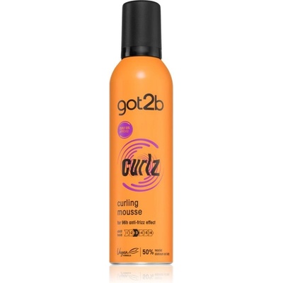 got2b Curlz Curling Mousse pena na vlasy pre definíciu vĺn 250 ml