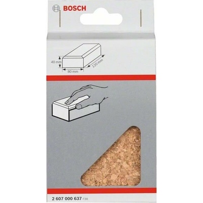 BOSCH Špalík na ručné brúsenie 80 x 120 mm 2607000637