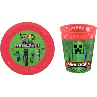GODAN Plastový kelímek Pixel Minecraft 250 ml